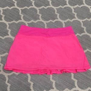 Lululemon pink tennis skirt